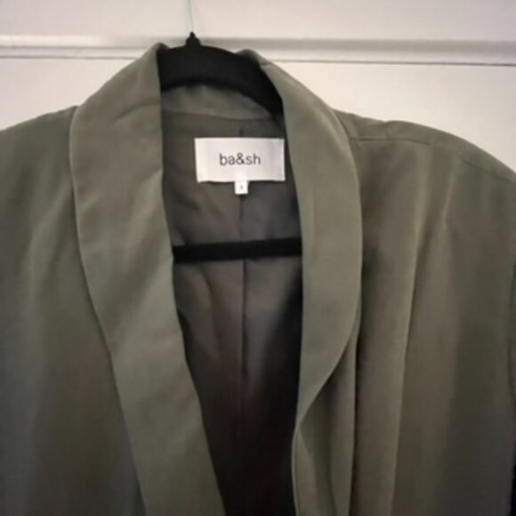 ba&sh Arya green Tuxedo Blazer Dress size 3 (US: Large) FR: 40 - Picture 8 of 9